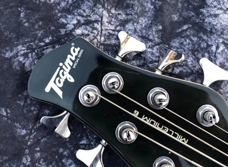 PANGO Music 6 Strings Electric Bass Guitar (YMZ-074)