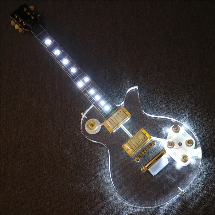 LP style Acrylic Body Electric Guitar (PLP-004)