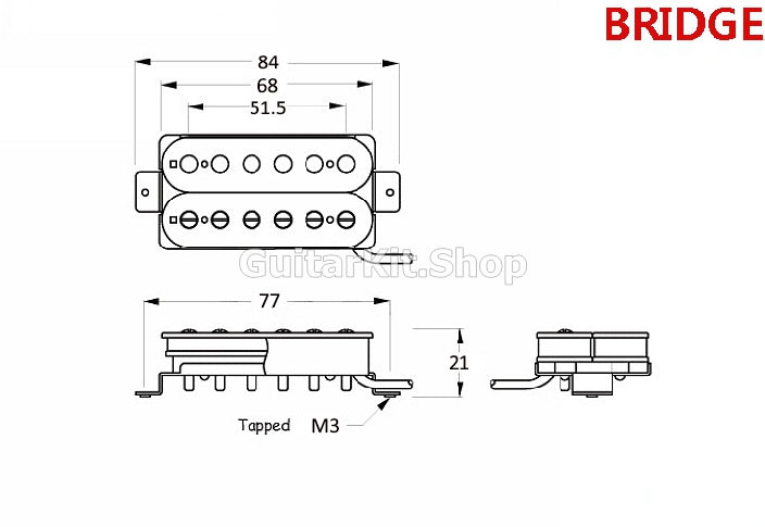 GuitarKit.shop Guitar Pickups (GP-001)