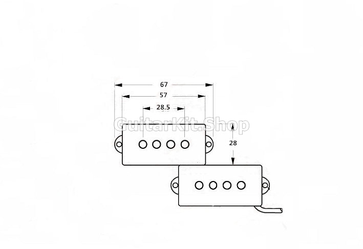 GuitarKit.shop Guitar Pickups (GP-004)