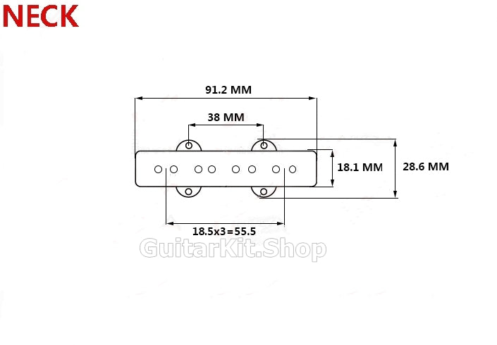 GuitarKit.shop Guitar Pickups (GP-006)