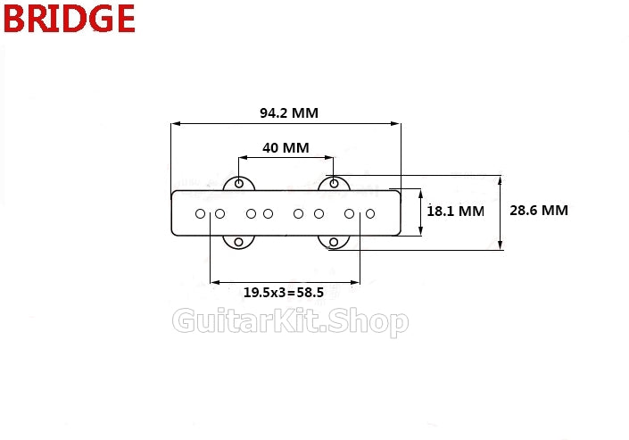 GuitarKit.shop Guitar Pickups (GP-006)
