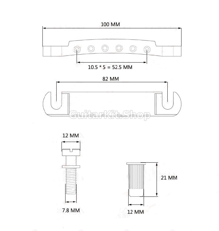 GuitarKit.Shop Guitar Bridge(GB-004)