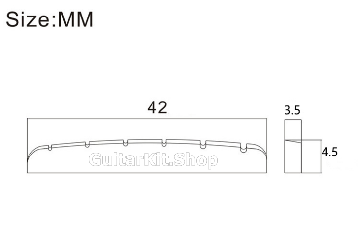 GuitarKit.shop Guitar Top Nut (TN-002)