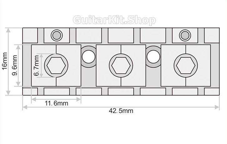 GuitarKit.shop Guitar Top Nut (TN-004)