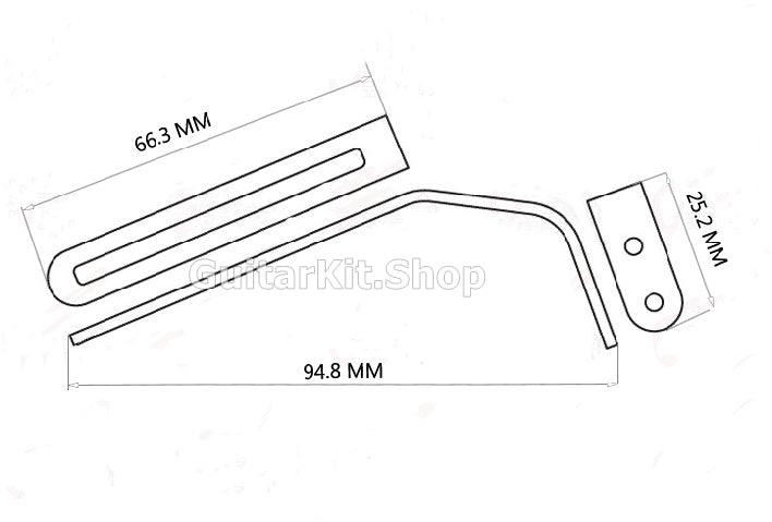 GuitarKit.Shop Guitar Pickguard Bracket（PB-003）
