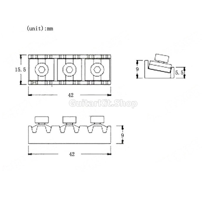 GuitarKit.shop Guitar Top Nut (TN-003)