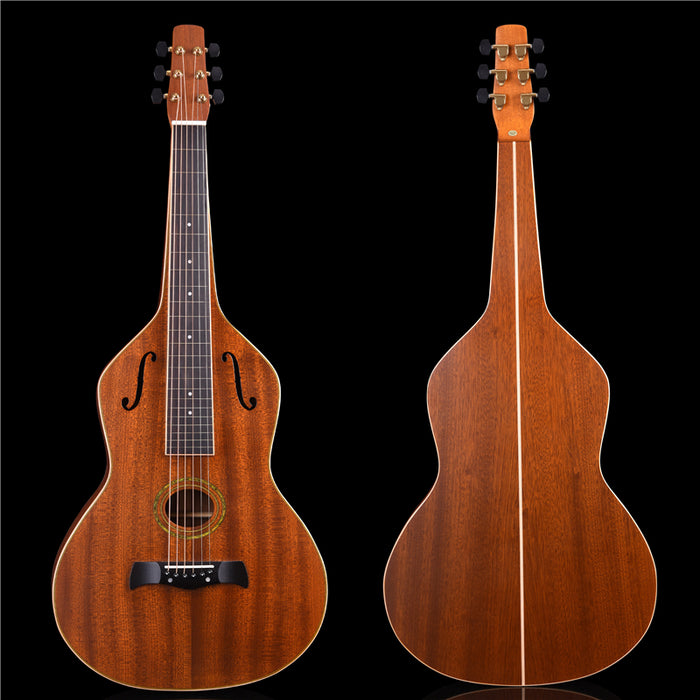 All Solid Sapele Wood Weissenborn Hawaiian Slide Guitar (HG-950)