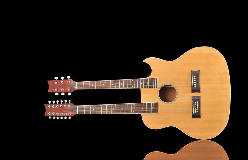 Double Neck Acoustic Guitar of Pango Music (PDN-1212)