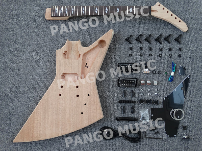 Explorer Style DIY Electric Guitar Kit (PEX-523F, Fast Shipping, Tariff-free)