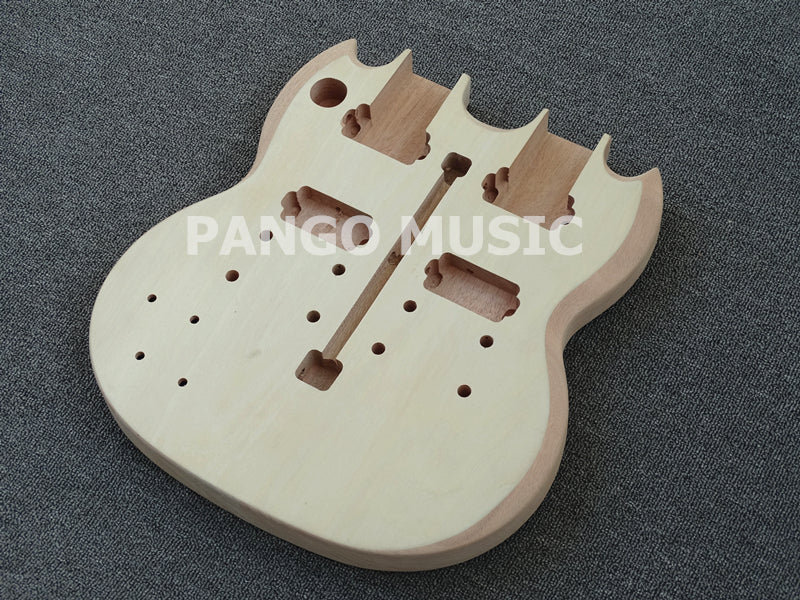 SG Style Left-Hand Double Neck DIY Electric Guitar Kit (PSG-100)