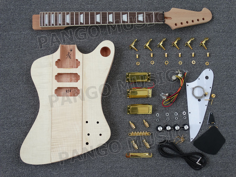 Firebird Style DIY Electric Guitar Kit with Mini Pickups (PFB-511)