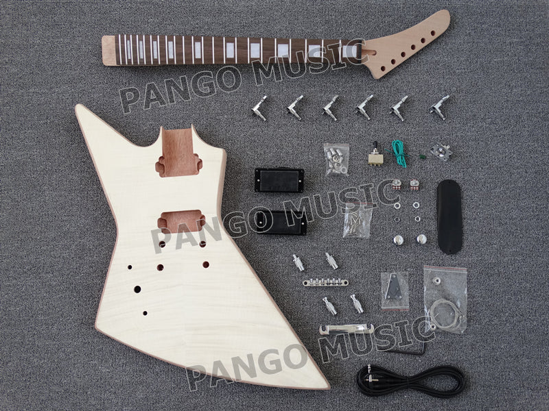 Left-Handed Explorer DIY Electric Guitar Kit (PEX-619) — Guitar
