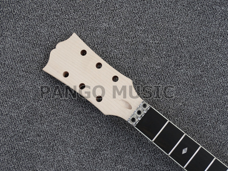 LP Style DIY Electric Guitar Kit with Flamed Maple Veneer(PLP-059F, Fast Shipping, Tariff-free)