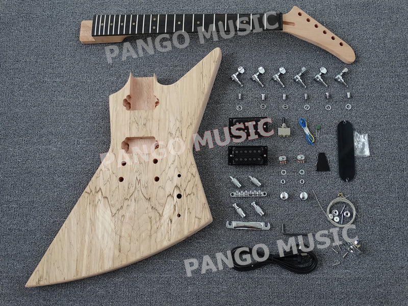 Explorer Style DIY Electric Guitar Kit (PEX-818F, Fast Shipping, Tariff-free)