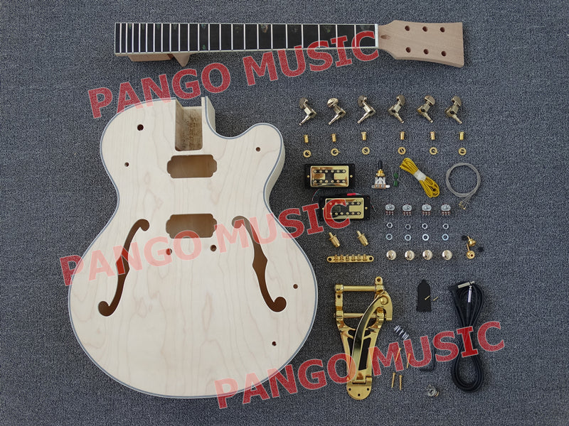 Hollow Body L5 DIY Electric Guitar Kit (PL5-924)