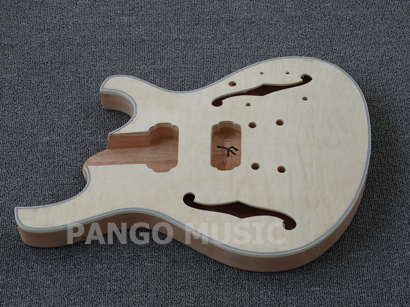 Semi-Hollow Body DIY Electric Guitar Kit (PJS-327)