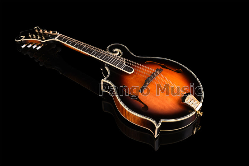 All Solid Top Wood Sunburst Color / Left-handed F-Style Mandolin (PMD-825)