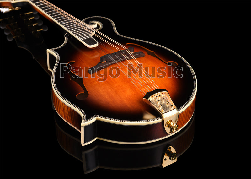 All Solid Top Wood Sunburst Color / Left-handed F-Style Mandolin (PMD-825)
