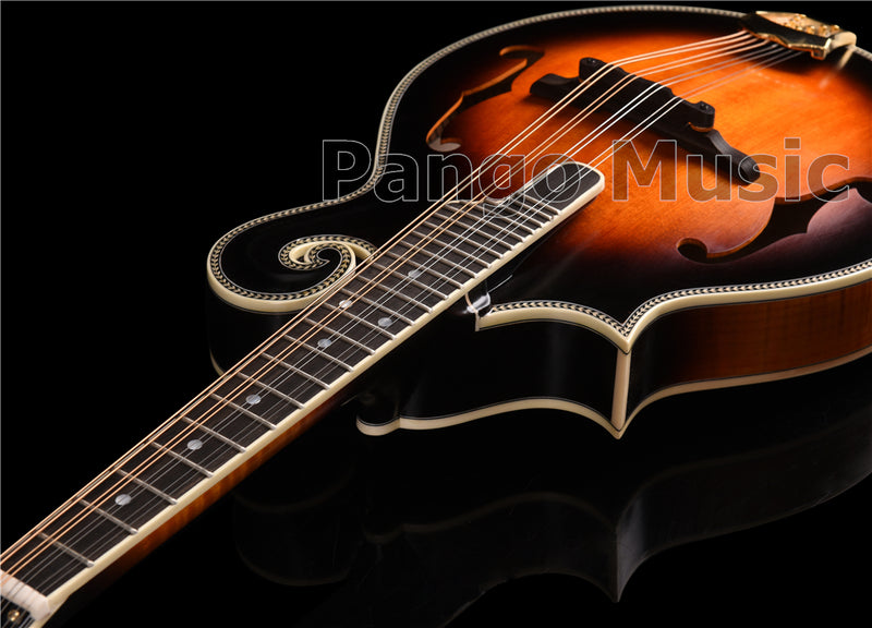 All Solid Top Wood Sunburst Color / Left-handed F-Style Mandolin (PMD-825)