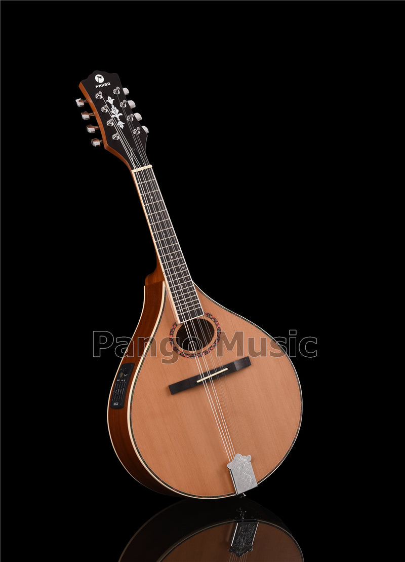 Solid Red Pine Top, 350mm Scale Length – Built-in EQ Bouzouki (PBZ-001)