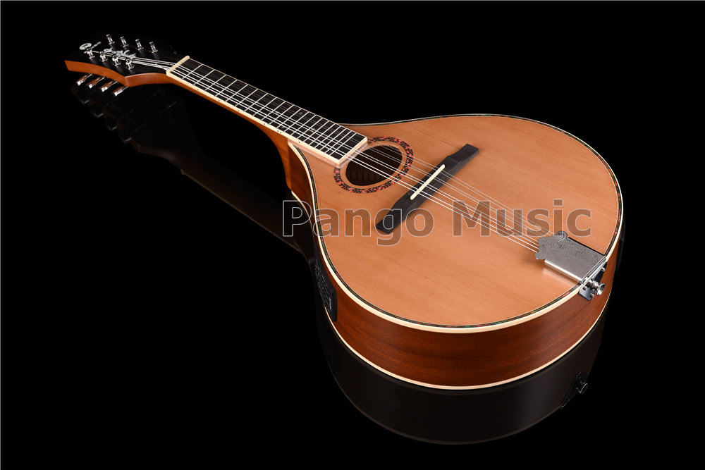 Solid Red Pine Top Bouzouki Mandolin with EQ (PBZ-001)
