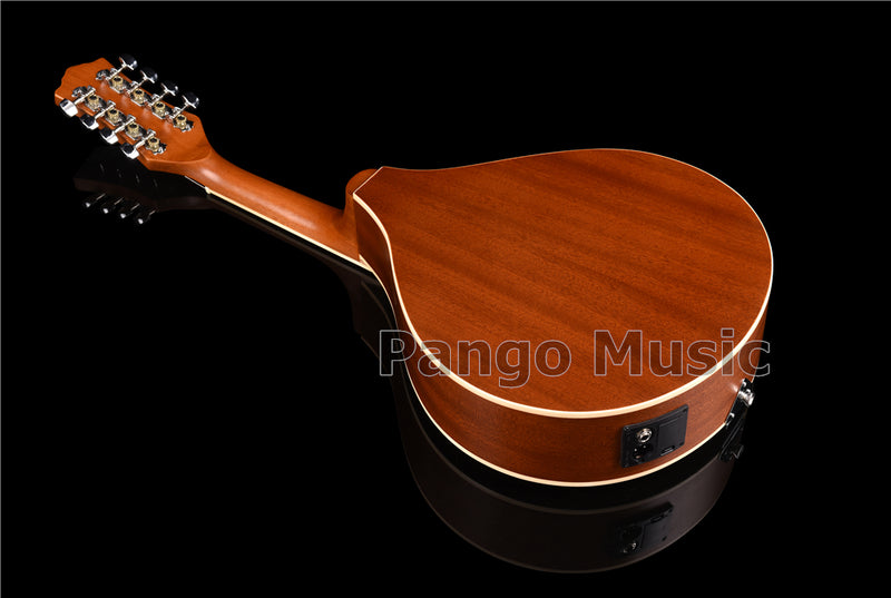 Solid Red Pine Top, 350mm Scale Length – Built-in EQ Bouzouki (PBZ-001)
