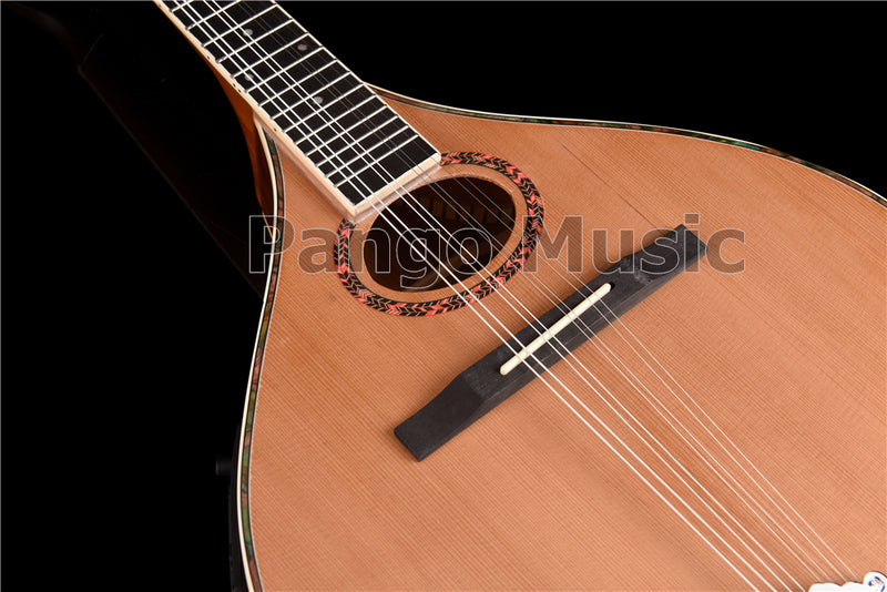 Solid Red Pine Top, 350mm Scale Length – Built-in EQ Bouzouki (PBZ-001)
