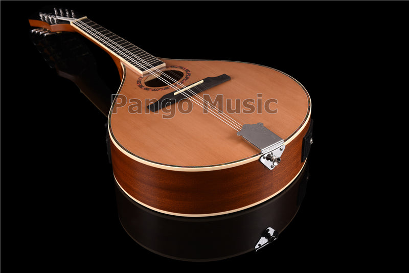 Solid Red Pine Top, 350mm Scale Length – Built-in EQ Bouzouki (PBZ-001)