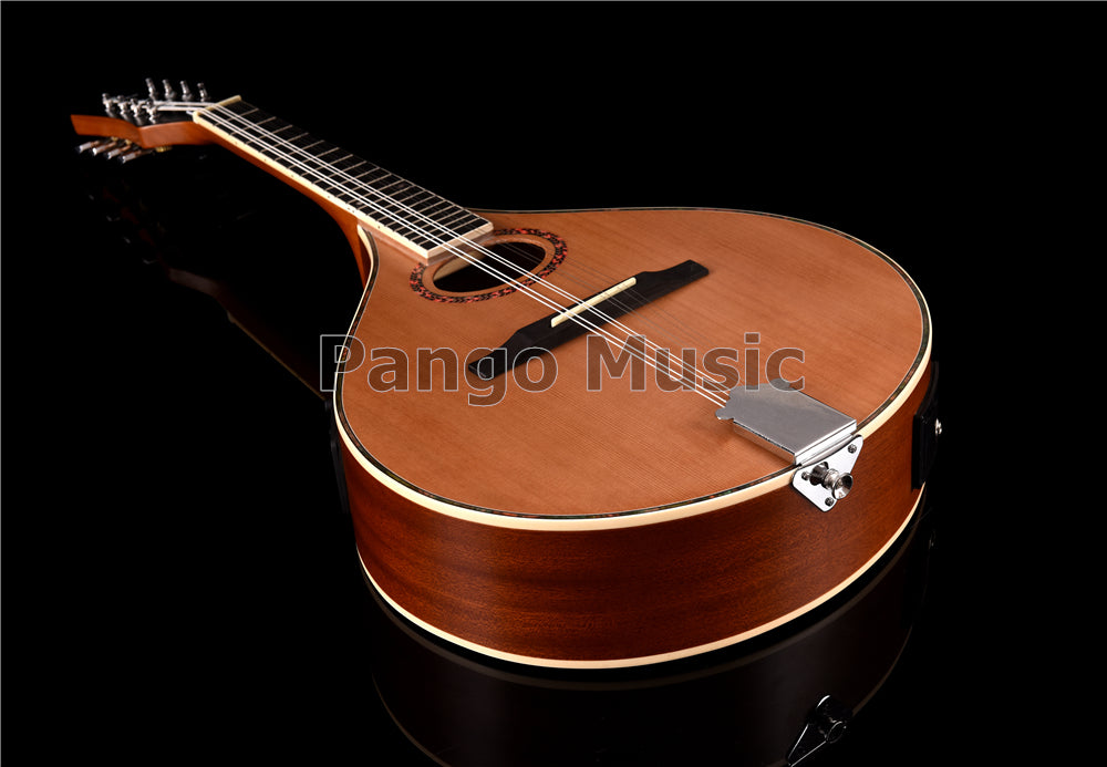 Solid Red Pine Top Bouzouki Mandolin with EQ (PBZ-002)