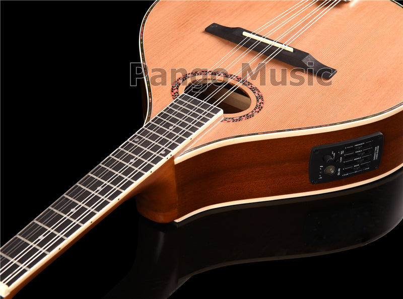 Solid Red Pine Top, 382mm Scale Length – Built-in EQ Bouzouki (PBZ-002)