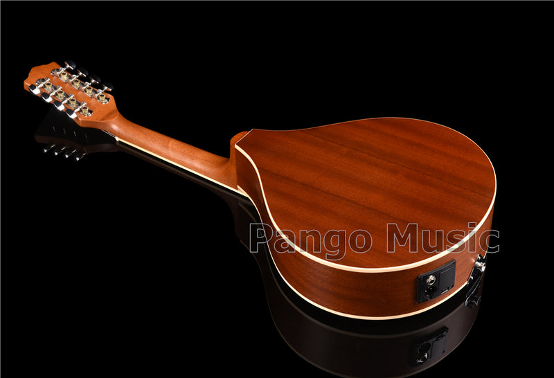 Solid Red Pine Top, 436mm Scale Length – Built-in EQ Bouzouki (PBZ-003)