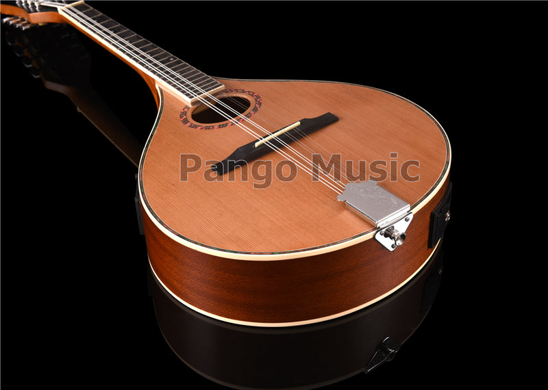 Solid Red Pine Top, 436mm Scale Length – Built-in EQ Bouzouki (PBZ-003)