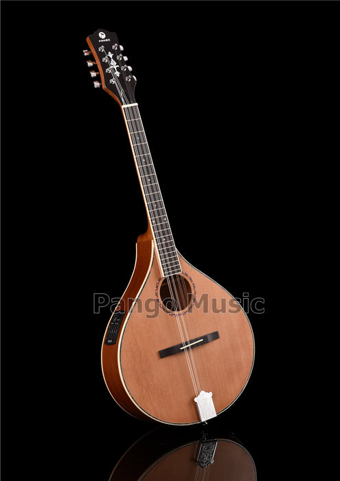 Solid Red Pine Top Bouzouki Mandolin with EQ (PBZ-004)