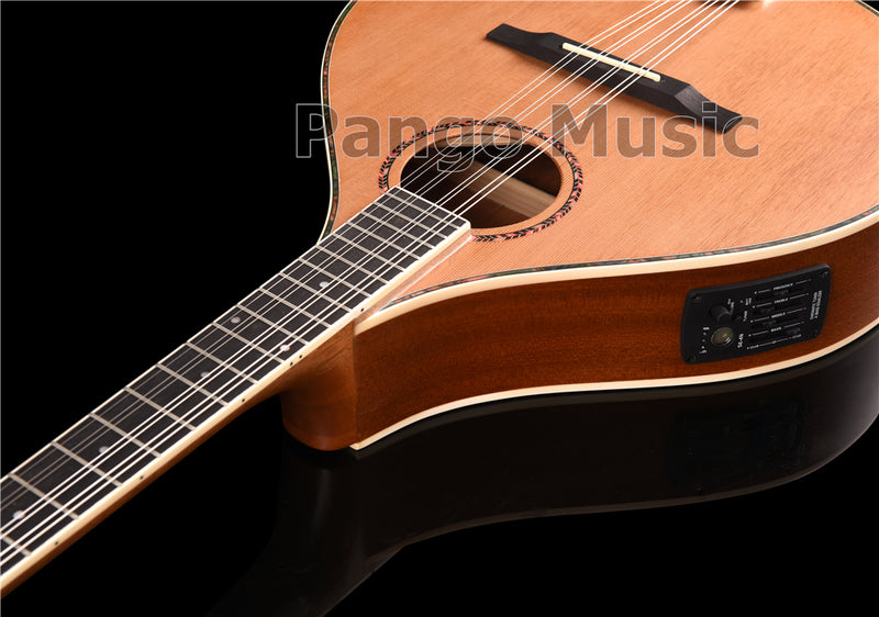Solid Red Pine Top, 512mm Scale Length – Built-in EQ Bouzouki (PBZ-004)