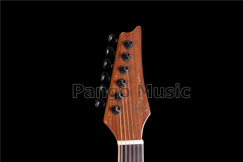 Pango Music 40 Inch Unique V Shape Acoustic Guitar (PVG-588)