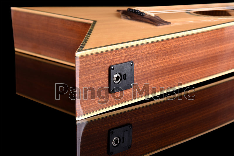 Pango Music 40 Inch Unique V Shape Acoustic Guitar (PVG-588)