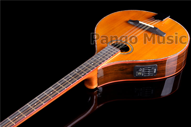 Solid Red Pine Top | 670mm Scale Length | Built-in EQ Acoustic-Electric Bouzouki (PBM-588)