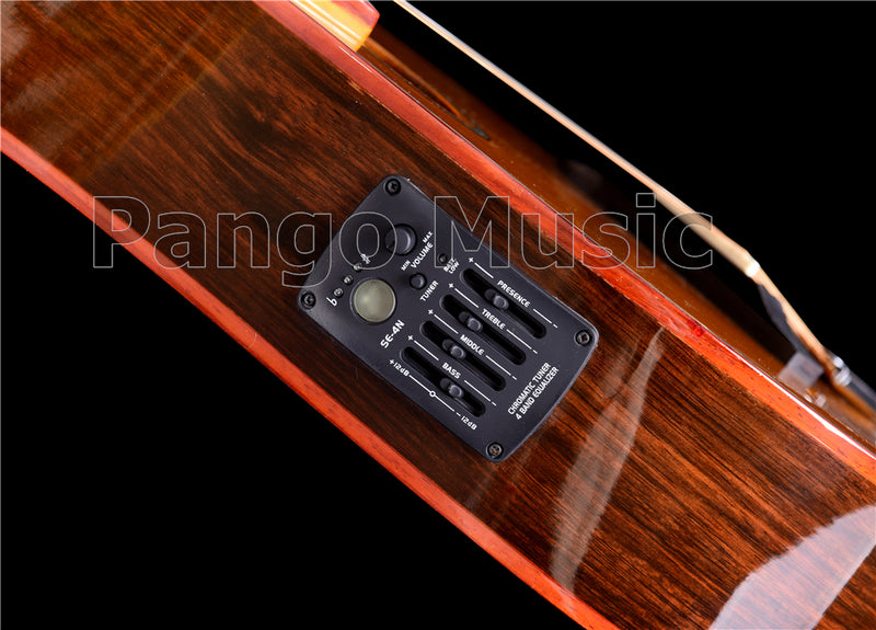 Solid Red Pine Top | 670mm Scale Length | Built-in EQ Acoustic-Electric Bouzouki (PBM-588)