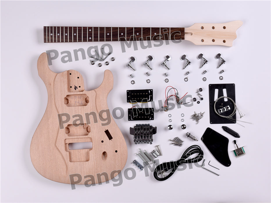 Time Machine DIY Electric Guitar Kit with Floyd Rose Style Tremolo (PTM-070-02)