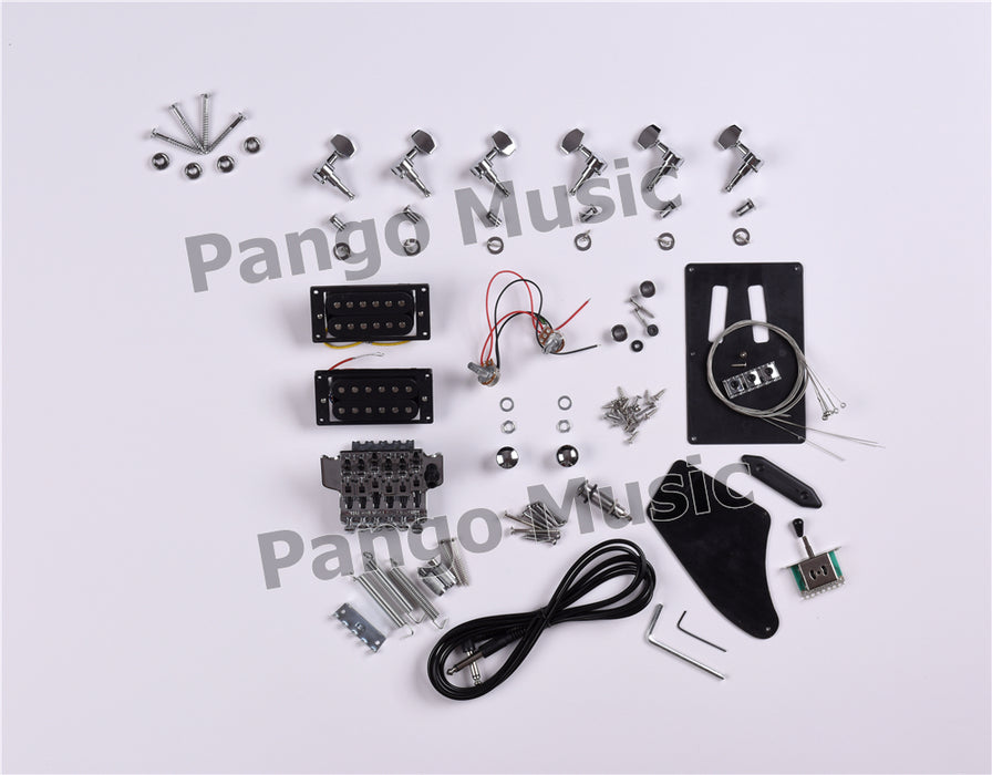 Time Machine DIY Electric Guitar Kit with Floyd Rose Style Tremolo (PTM-070-02)