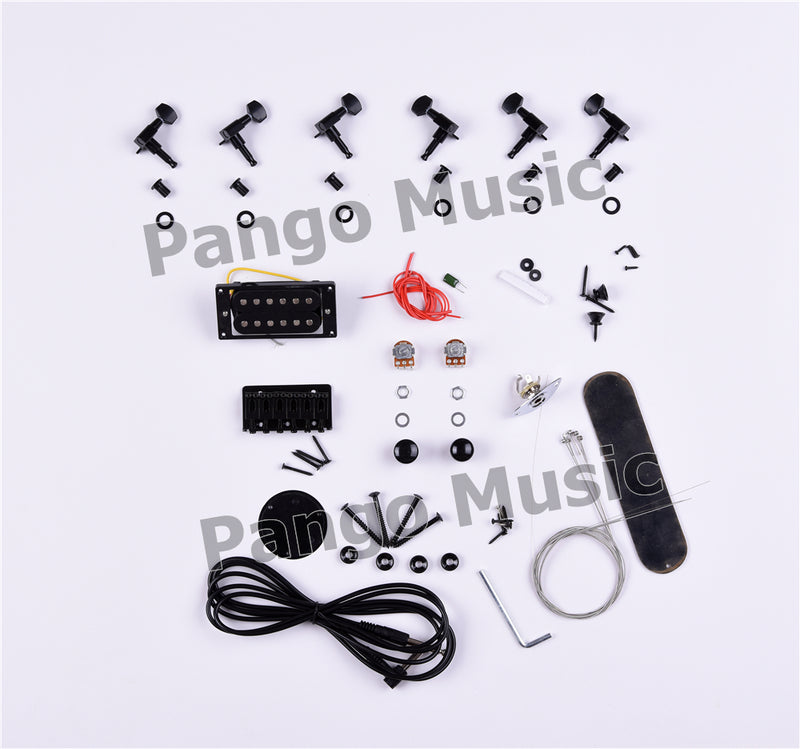 Musical Note Design 6 Strings DIY Electric Guitar Kit (PTM-075)