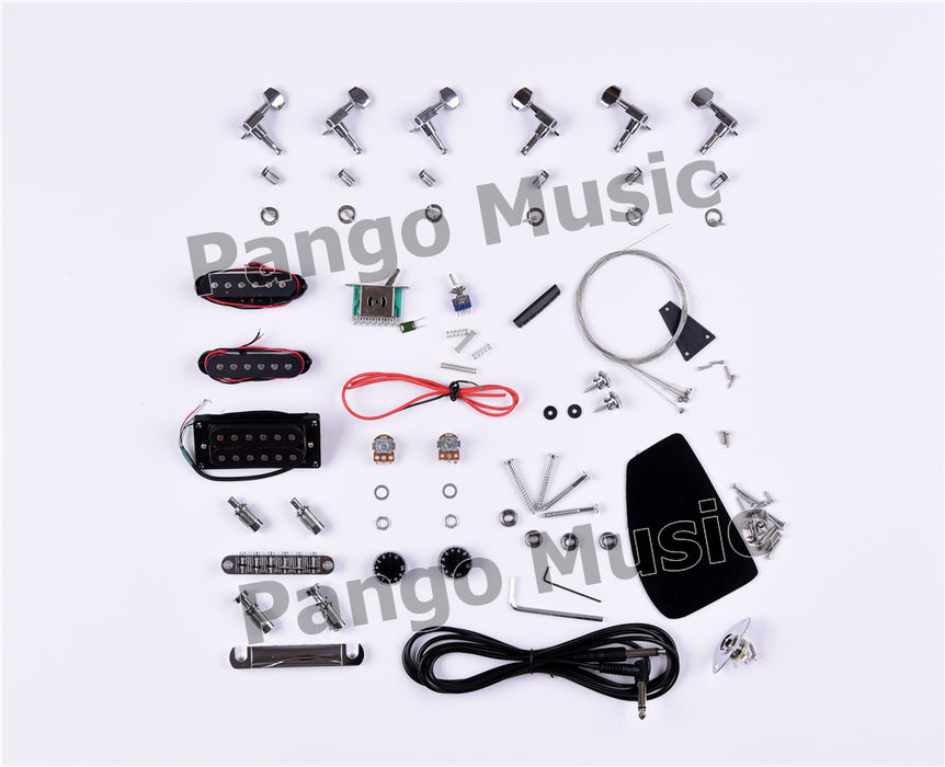 PANGO MUSIC Time Machine Series 6 Strings DIY Electric Guitar Kit (PTM-080-02)