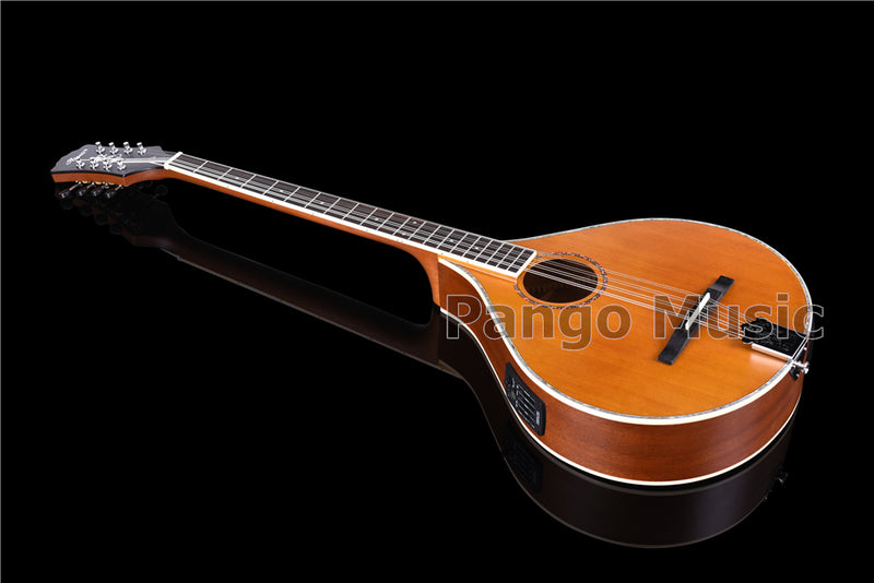 Solid Red Pine Top | 670mm Scale Length | Built-in EQ Acoustic-Electric Bouzouki (PBZ-607EQ)