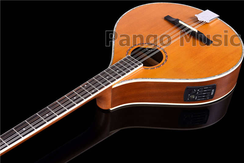 Solid Red Pine Top | 670mm Scale Length | Built-in EQ Acoustic-Electric Bouzouki (PBZ-607EQ)