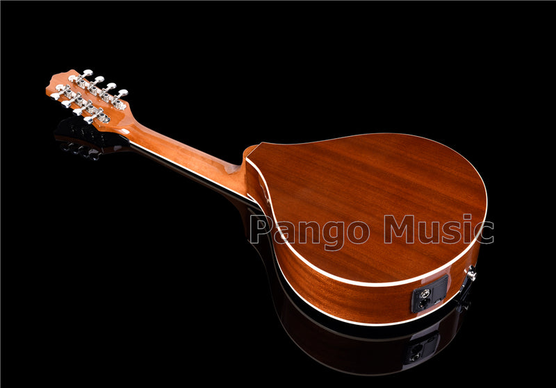 Solid Red Pine Top, 480mm Scale Length – Built-in EQ Bouzouki (PBZ-604EQ)