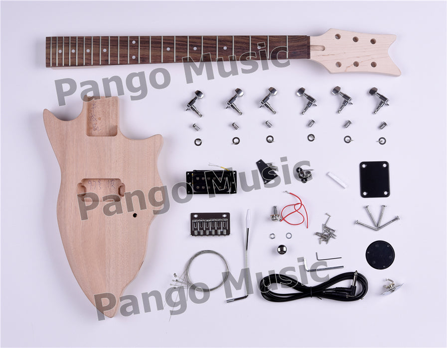 Moon Base Series Shark Design Child Version DIY Electric Guitar Kit (PTM-091)