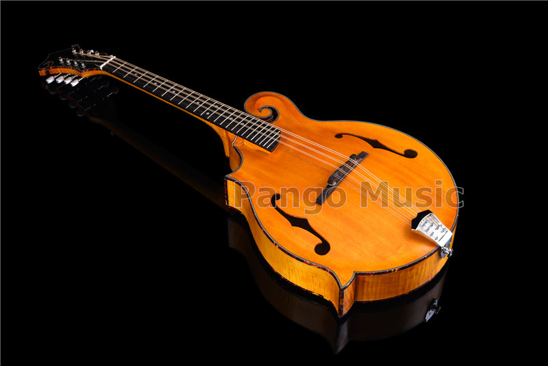 Handcrafted All-Solid Wood Left-handed Octave Mandolin (PMB-012)