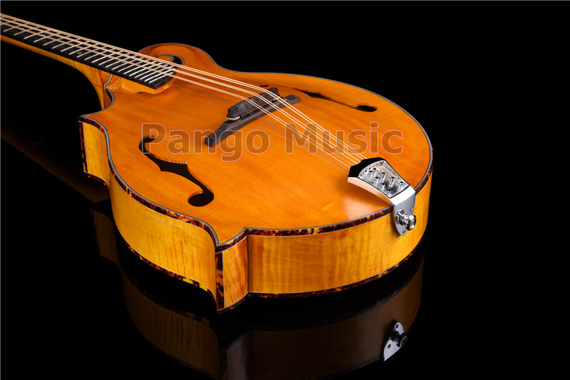 Handcrafted All-Solid Wood Left-handed Octave Mandolin (PMB-012)
