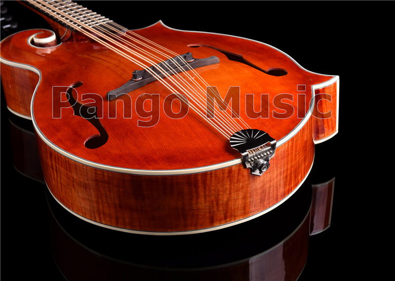 Unique 10-string Fully Handcrafted All-Solid Wood F-Style Mandocello (PMB-909)